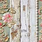 Weathered Filigree Pattern 15 Fleece Fabric