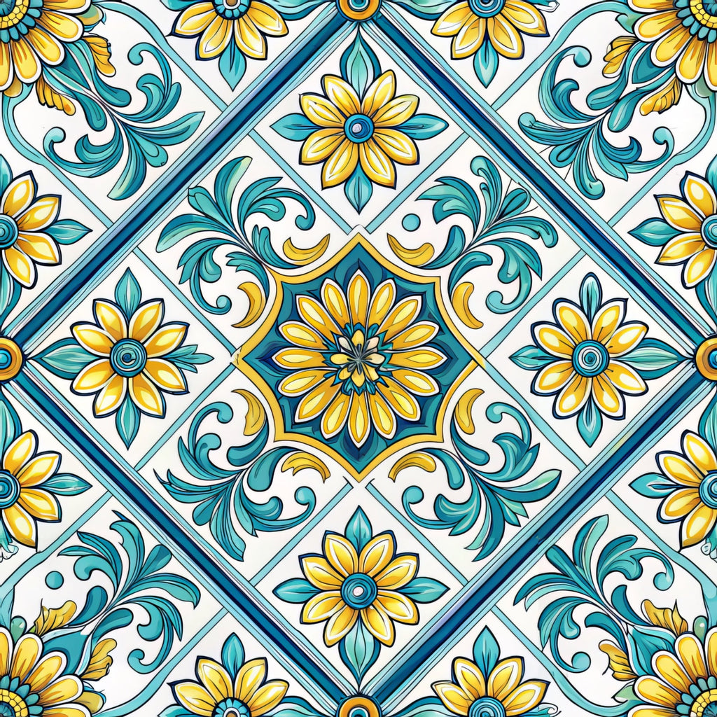 Amalfi Citrus Pattern 11 Fleece Fabric