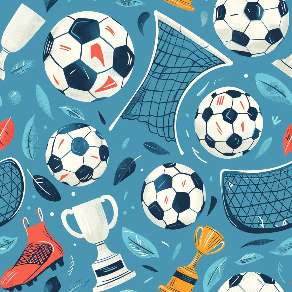 Match Day Pattern 10 Fleece Fabric