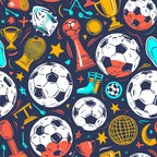 Match Day Pattern 14 Fleece Fabric