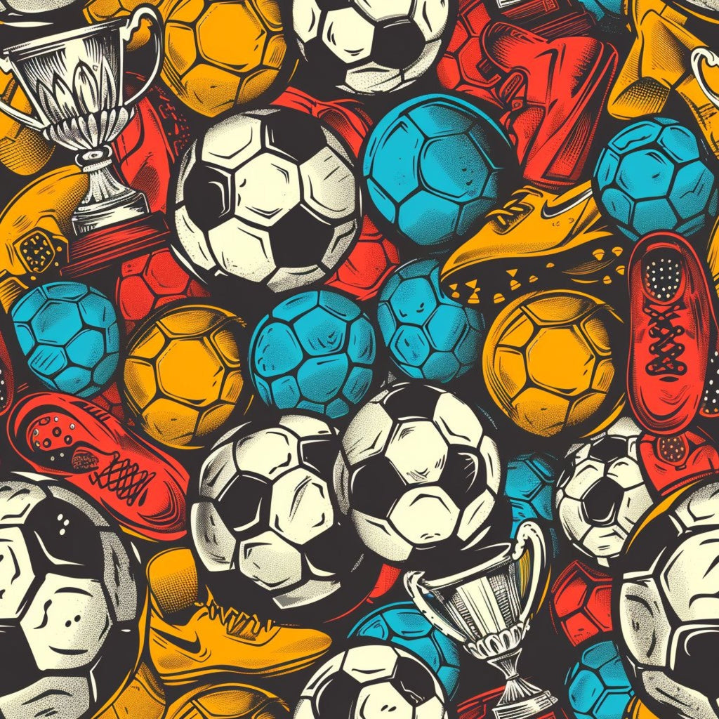 Match Day Pattern 4 Fleece Fabric