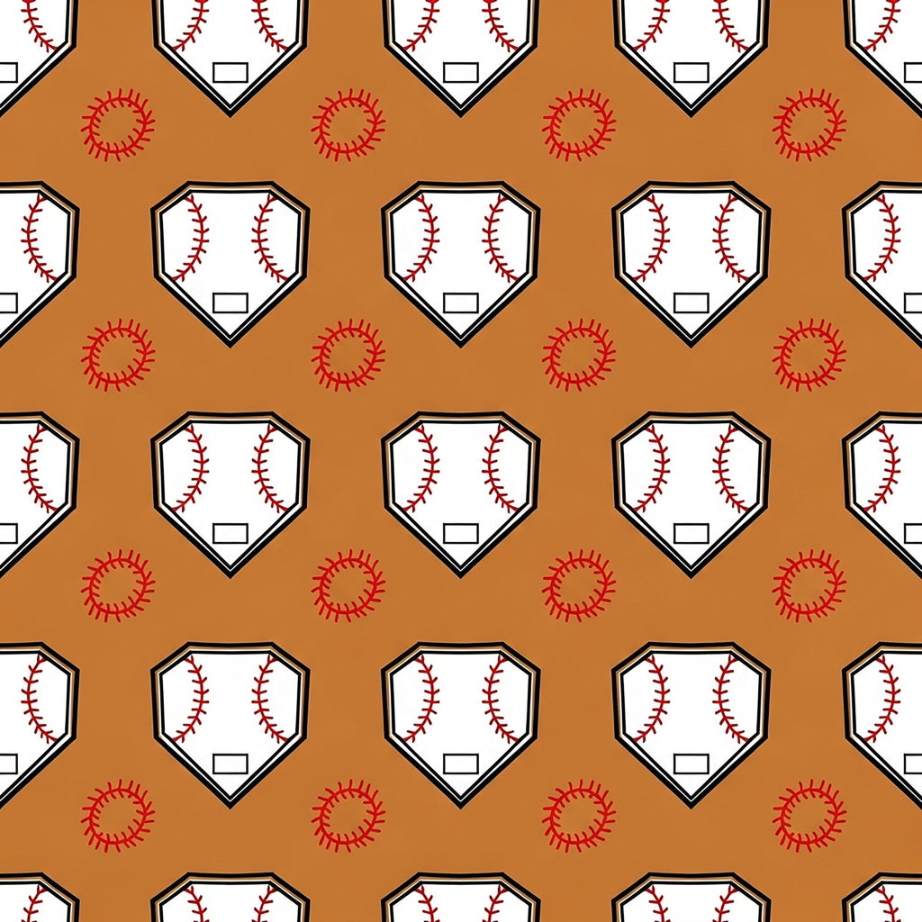 Fastpitch Fever Pattern 17 Fleece Fabric