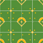 Fastpitch Fever Pattern 2 Fleece Fabric