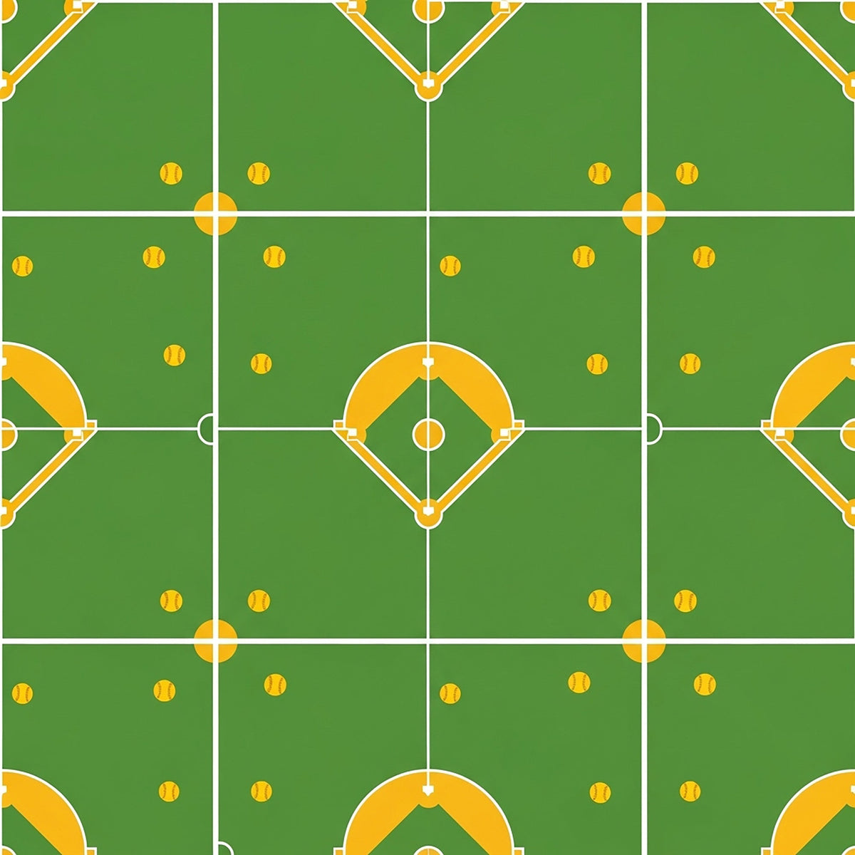 Fastpitch Fever Pattern 2 Fleece Fabric