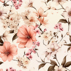 Airy Blooms Pattern 4 Fleece Fabric