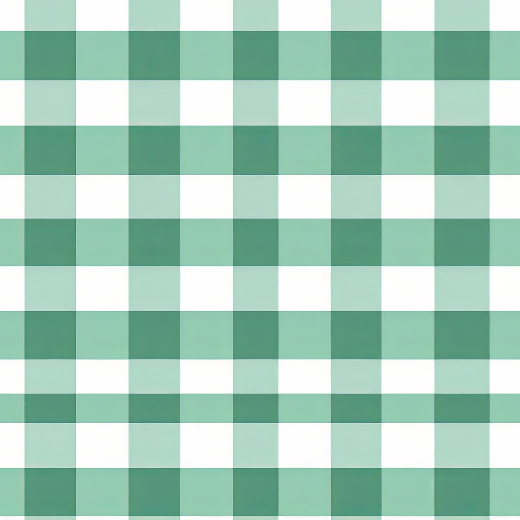 Gingham Daisies Pattern 15 Fleece Fabric