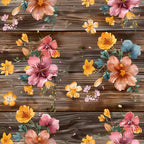 Farmhouse Blooms Pattern 7 Fleece Fabric