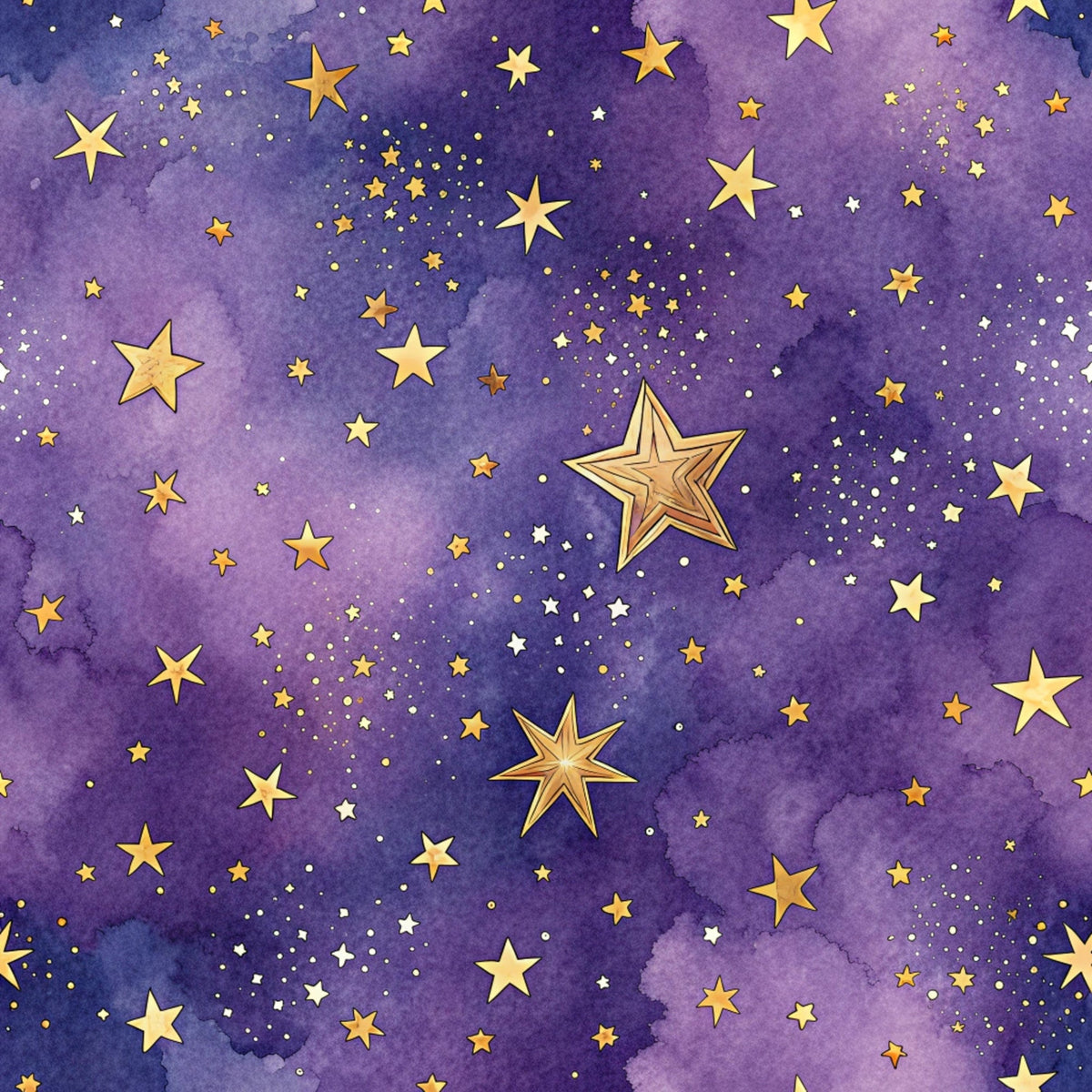 Twilight Lullaby Pattern 3 Fleece Fabric