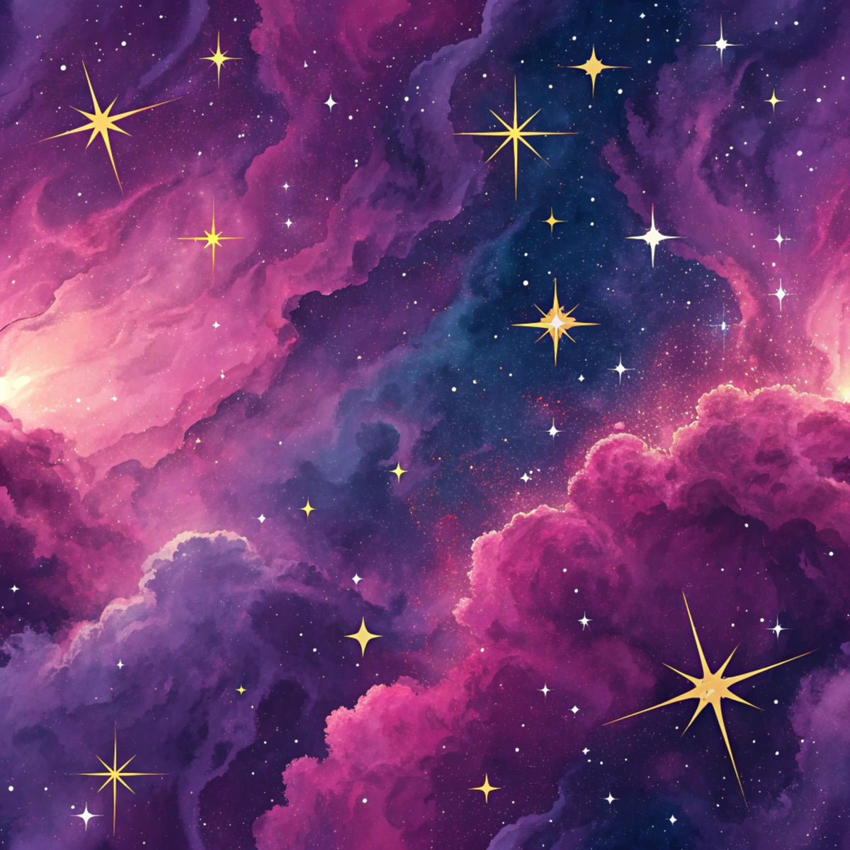 Twilight Lullaby Pattern 4 Fleece Fabric