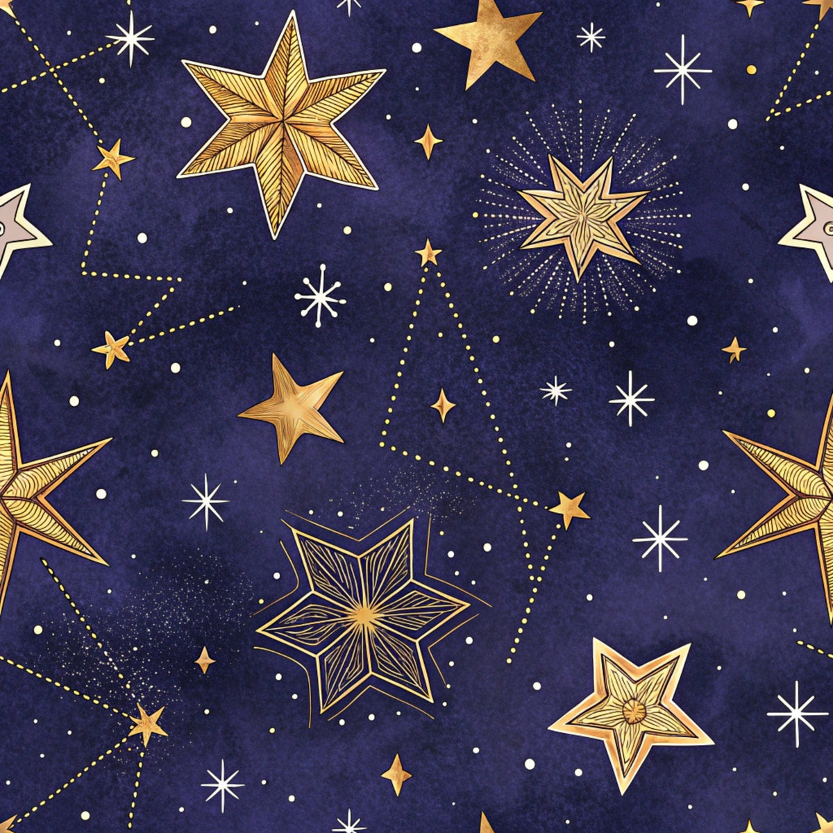 Twilight Lullaby Pattern 6 Fleece Fabric