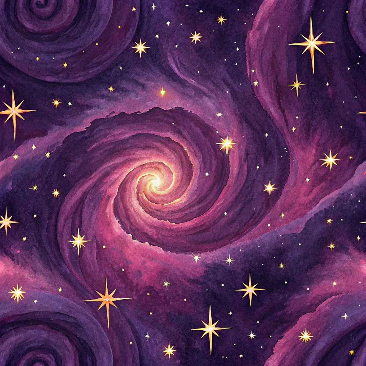 Twilight Lullaby Pattern 8 Fleece Fabric