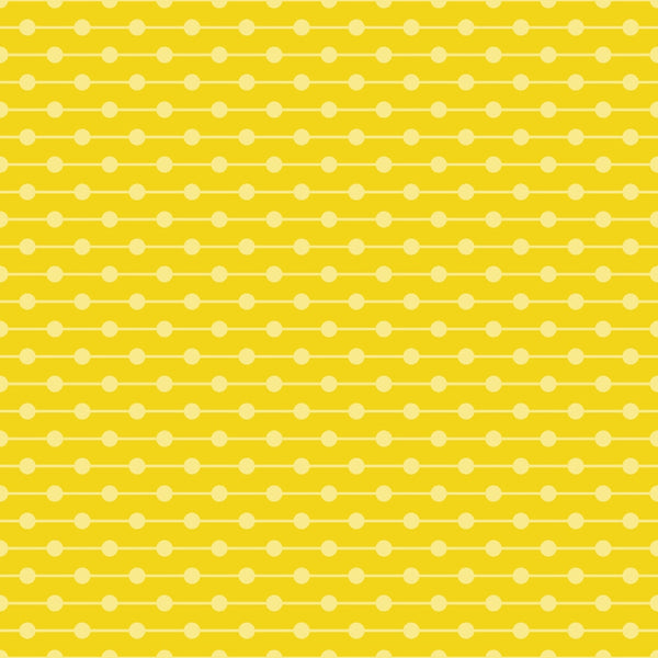 Yellow background with a repeating pattern of horizontal lines and dots in a lighter shade of yellow, creating a striped design.