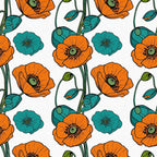 Mod Petal Pop Pattern 12 Fleece Fabric