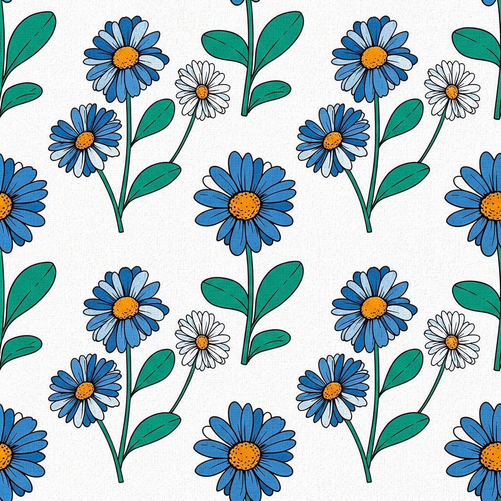 Mod Petal Pop Pattern 16 Fleece Fabric