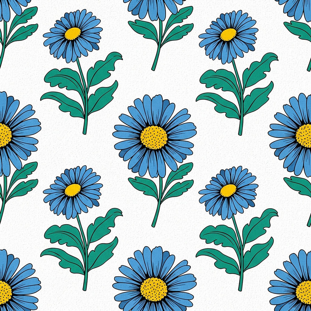 Mod Petal Pop Pattern 5 Fleece Fabric