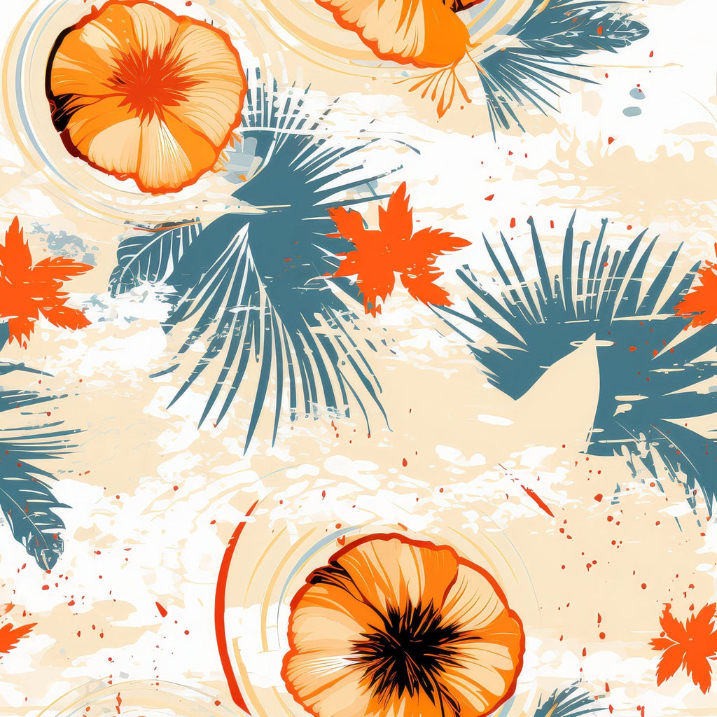 Sunwashed Daisies Pattern 10 Fleece Fabric