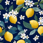 Sicilian Citrus Grove Pattern 11 Fleece Fabric