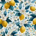 Sicilian Citrus Grove Pattern 12 Fleece Fabric