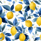 Sicilian Citrus Grove Pattern 14 Fleece Fabric