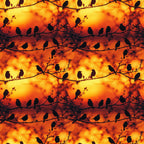 Dusk Silhouettes Pattern 10 Fleece Fabric