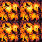 Dusk Silhouettes Pattern 9 Fleece Fabric