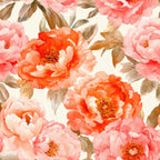 Peach Petal Glow Pattern 8 Fleece Fabric