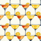 Lemon Drop Soiree Pattern 8 Fleece Fabric