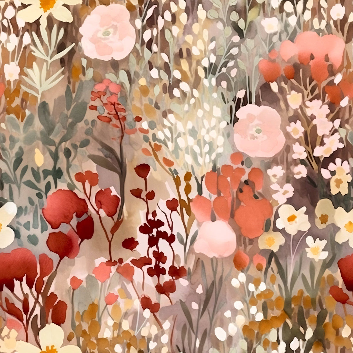 Peach Petal Wash Pattern 9 Fleece Fabric