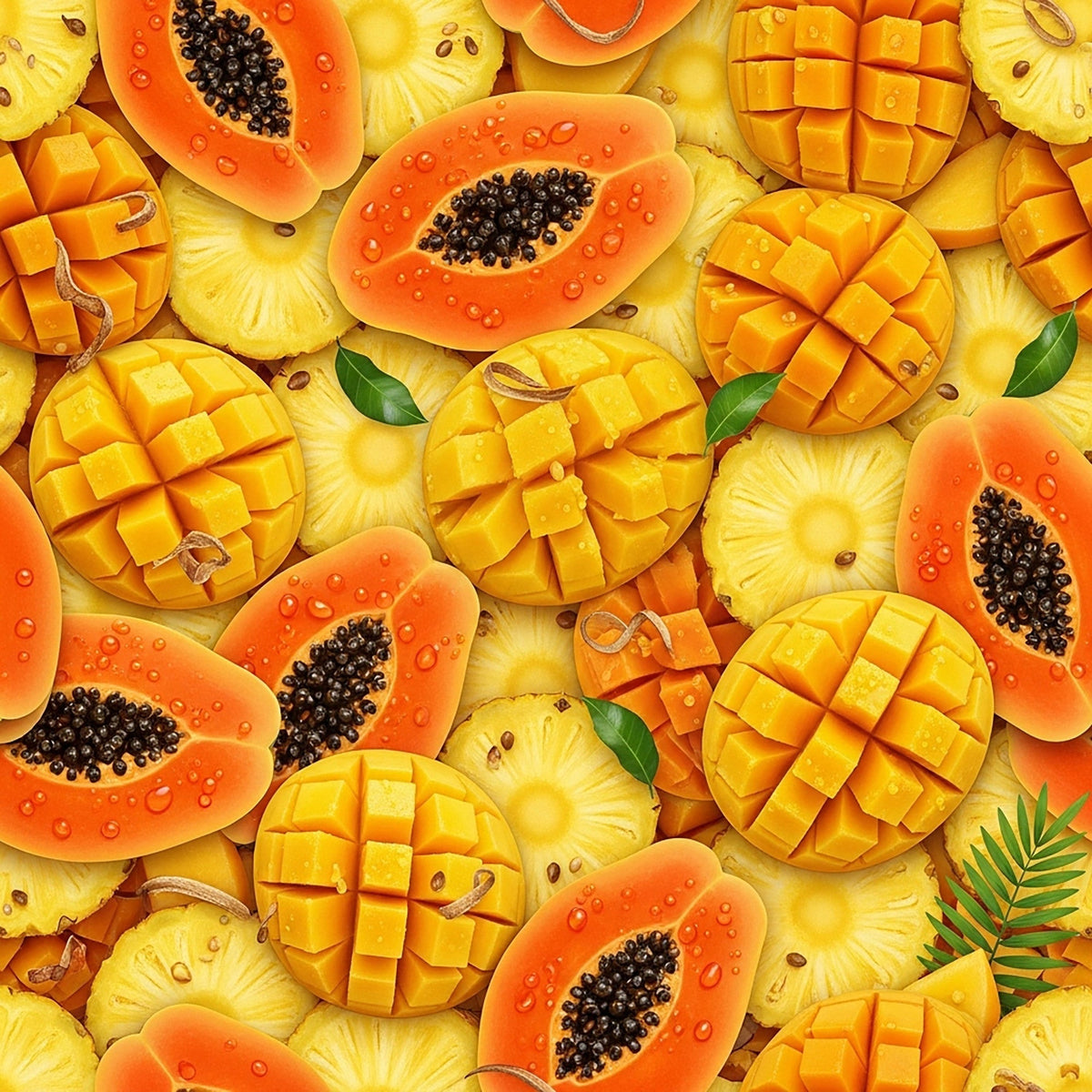 Juicy Medley Pattern 9 Fleece Fabric