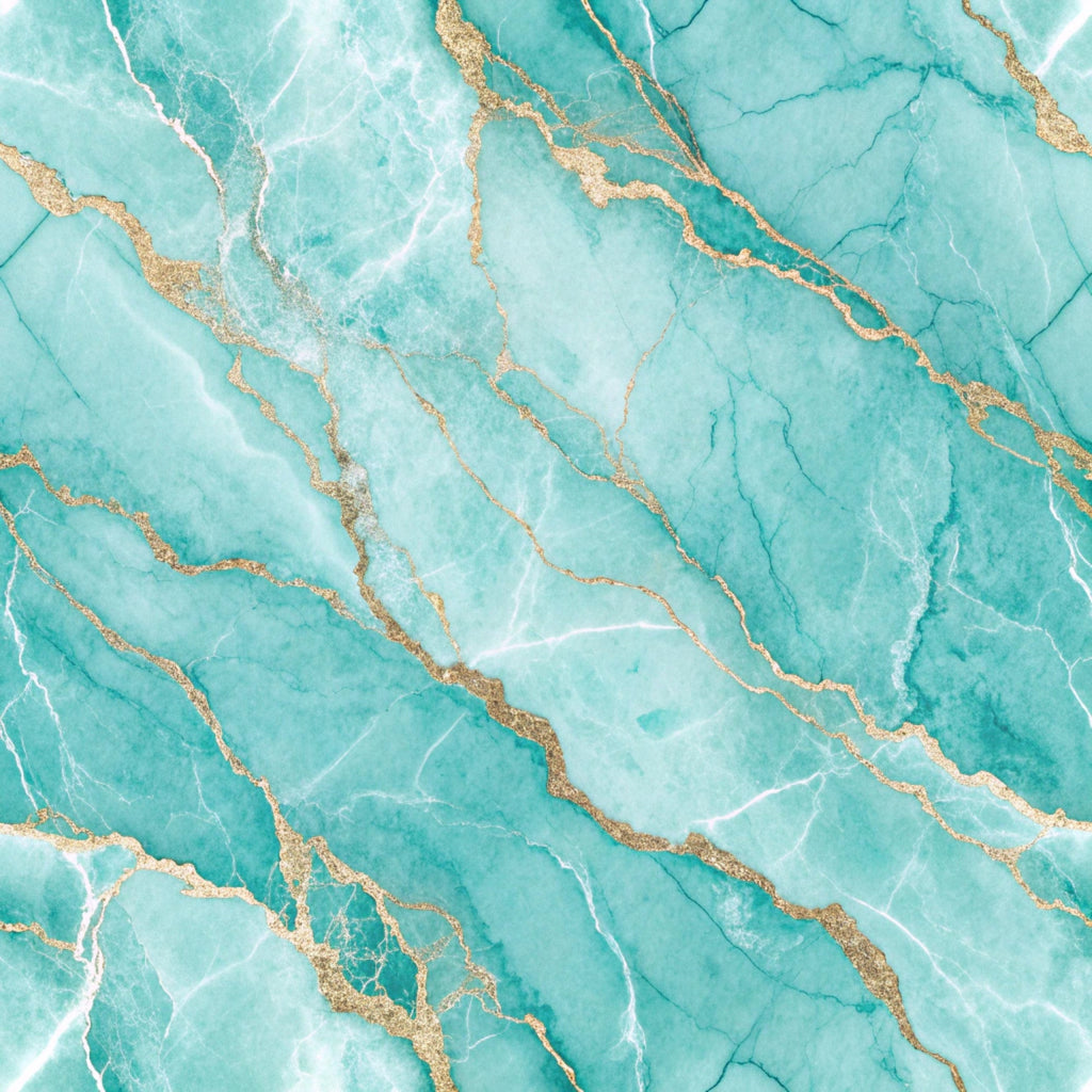 Teal Reverie Pattern 13 Fleece Fabric