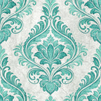 Teal Reverie Pattern 2 Fleece Fabric