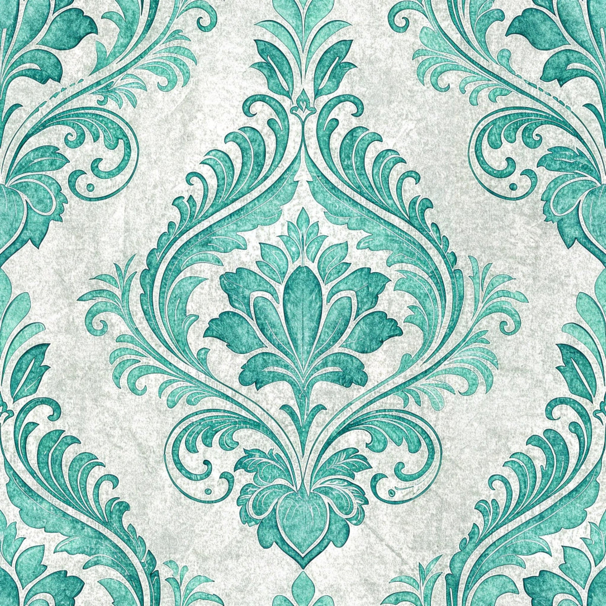 Teal Reverie Pattern 2 Fleece Fabric