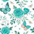 Twilight Rose Rookery Pattern 10 Fleece Fabric