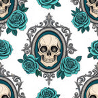 Twilight Rose Rookery Pattern 11 Fleece Fabric