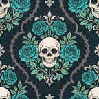 Twilight Rose Rookery Pattern 18 Fleece Fabric