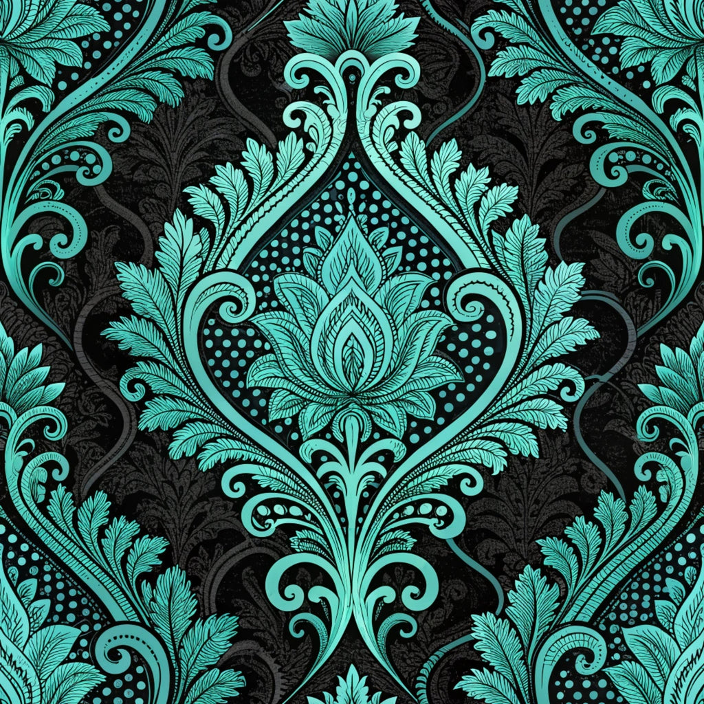 Twilight Rose Rookery Pattern 9 Fleece Fabric