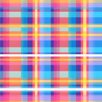 Sunset Tartan Pattern 9 Fleece Fabric