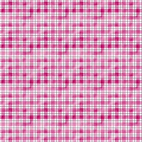 pink, magenta, fuchsia, white, plaid pattern, checkered, gingham, watercolor effect, lumberjack plaid, buffalo check,, fabric panel, geometric design, square blocks, soft pastels, feminine colors, repeating pattern, textile design, crafting material, patchwork style