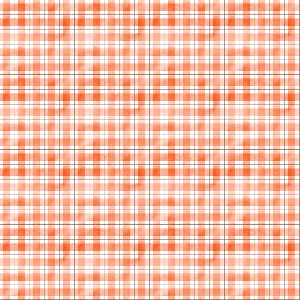 coral, peach, orange, salmon, plaid pattern, gingham, checkered, watercolor effect, soft stripes,, fabric panel, rustic, lumberjack style, country, geometric, woven look, crafting material, sewing fabric, autumn colors, warm tones