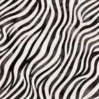 '- Watercolor Zebra Print 1 Fabric - Black and white - Animal stripes - Abstract pattern - Soft texture - Cotton fabric - Quilting material - Premium textile - Artistic design - Natural colors