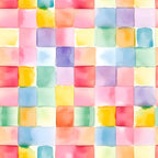 Sorbet Squares Pattern 11 Fleece Fabric