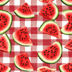 Summer Melon Slices Pattern 16 Fleece Fabric