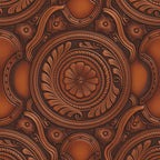 Saddle Blossom Pattern 14 Fleece Fabric