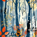 Twilight Grove Pattern 10 Fleece Fabric