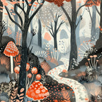 Twilight Grove Pattern 2 Fleece Fabric
