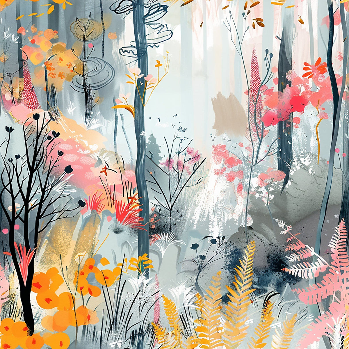 Twilight Grove Pattern 3 Fleece Fabric