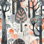 Twilight Grove Pattern 7 Fleece Fabric