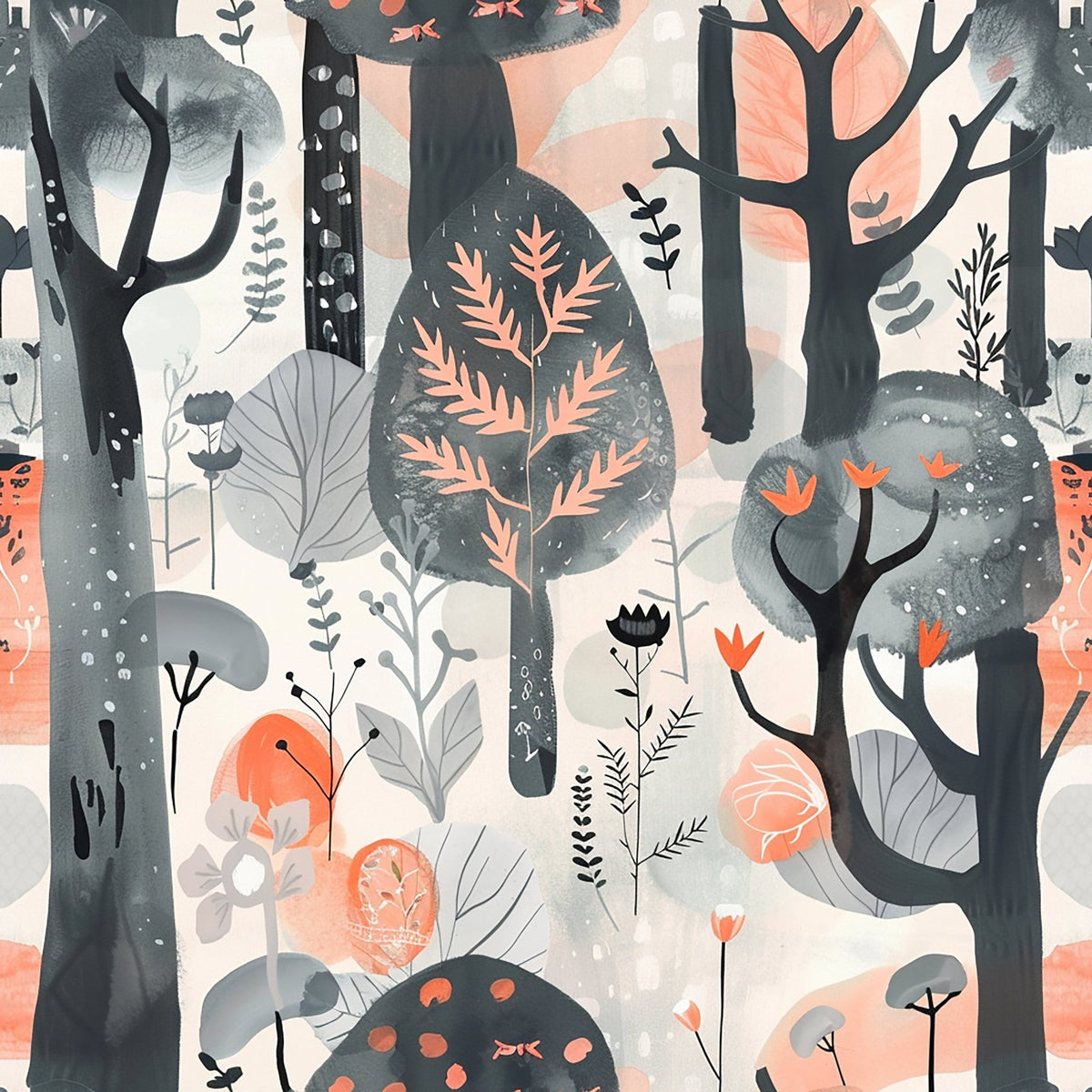Twilight Grove Pattern 7 Fleece Fabric