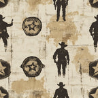 Frontier Outlaws Pattern 1 Fleece Fabric