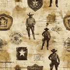 Frontier Outlaws Pattern 13 Fleece Fabric